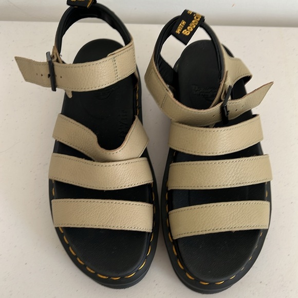 Dr. Martens Blaire Flatform sandals olive tan 9 women - Picture 5 of 11